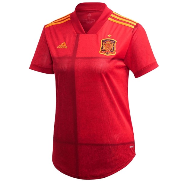 Camiseta España 1ª Mujer 2020 Rojo
